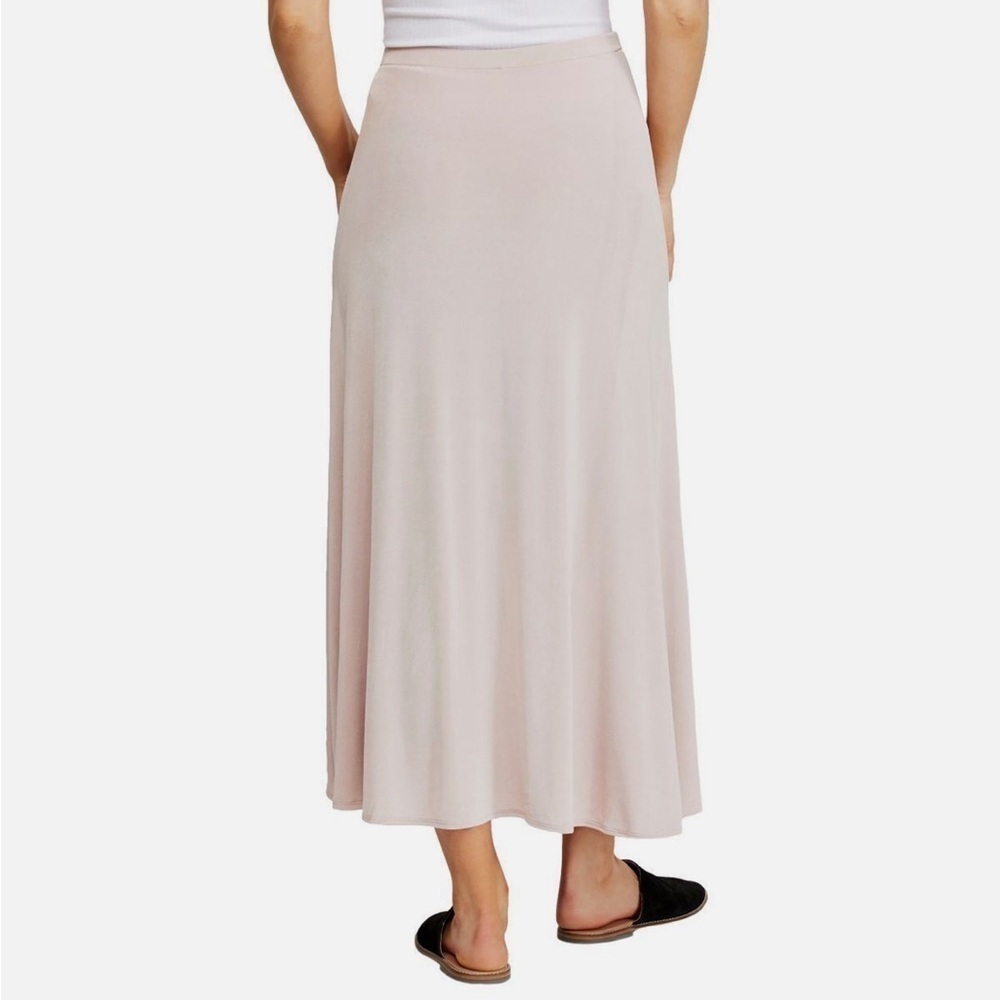 FREE PEOPLE Women's Dusty Dogwood Smoke & Mirrors Pull On Faux Wrap Skirt XS - Picture 5 of 15